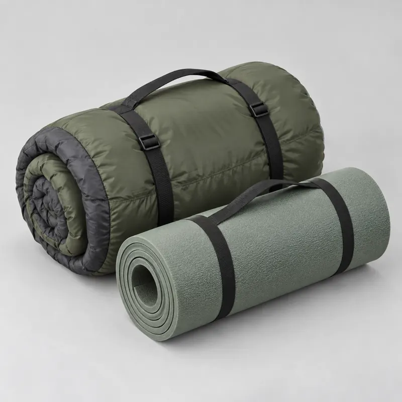 Sleeping bags and mats — Similar product shown