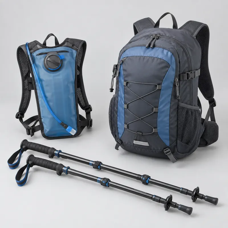 Hiking and trekking gear — Similar product shown