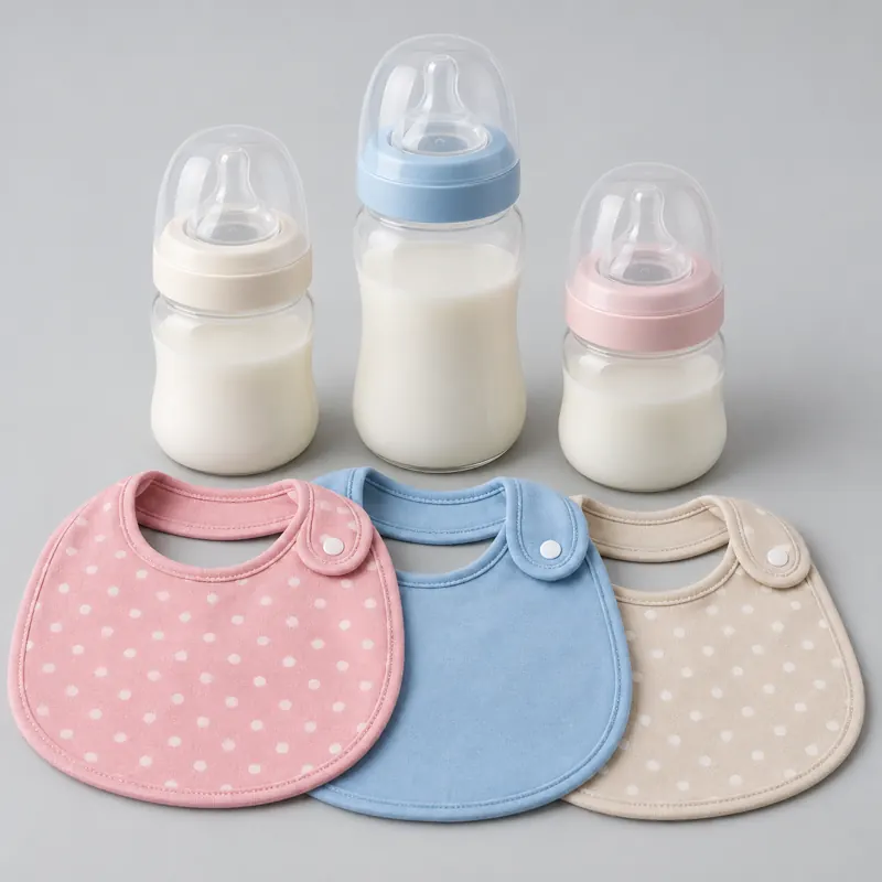 Baby care: bottles, bibs — Similar product shown